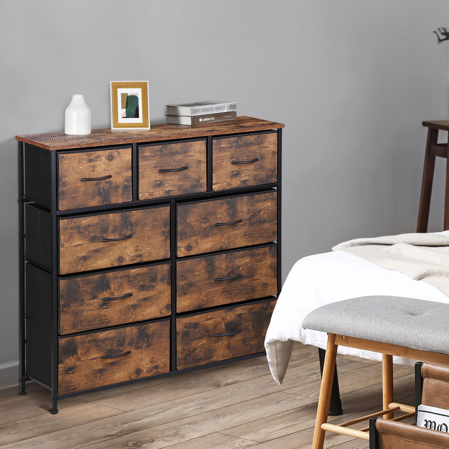 9 Drawers Dressers for Bedroom