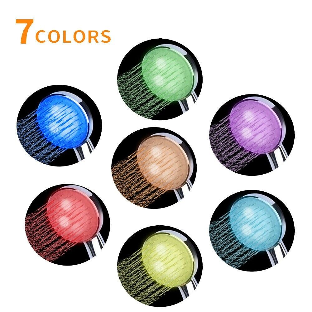 Handheld 7 Color Shower Head