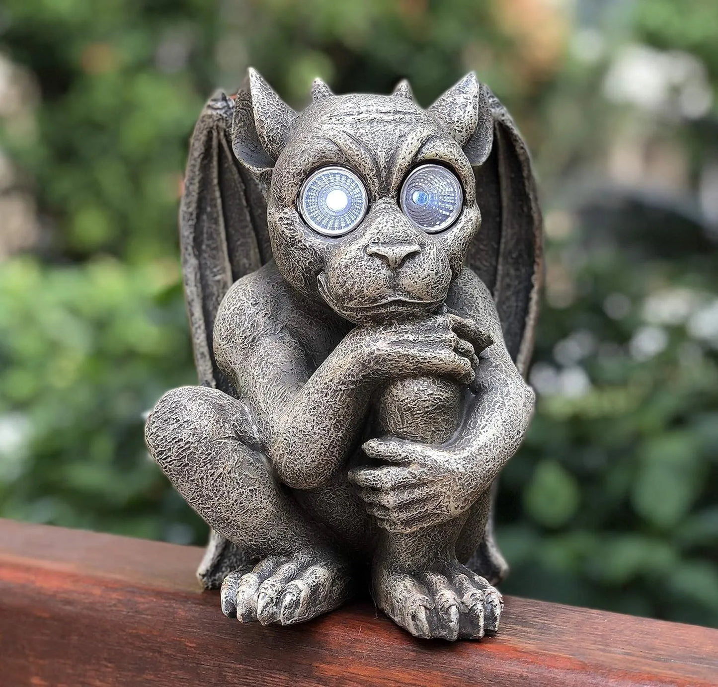 Solar Powered Gargoyle Outdoor LED