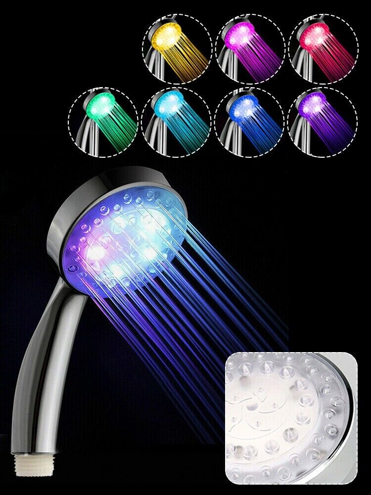 Handheld 7 Color Shower Head