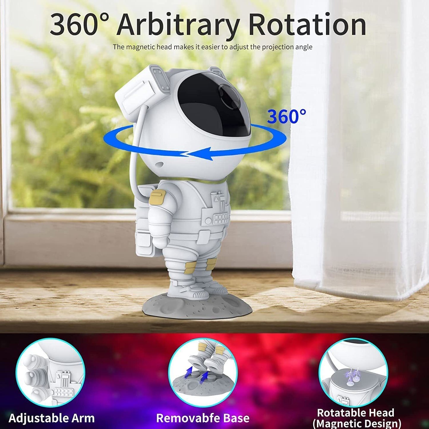 Astronaut Projector Sky Night Light