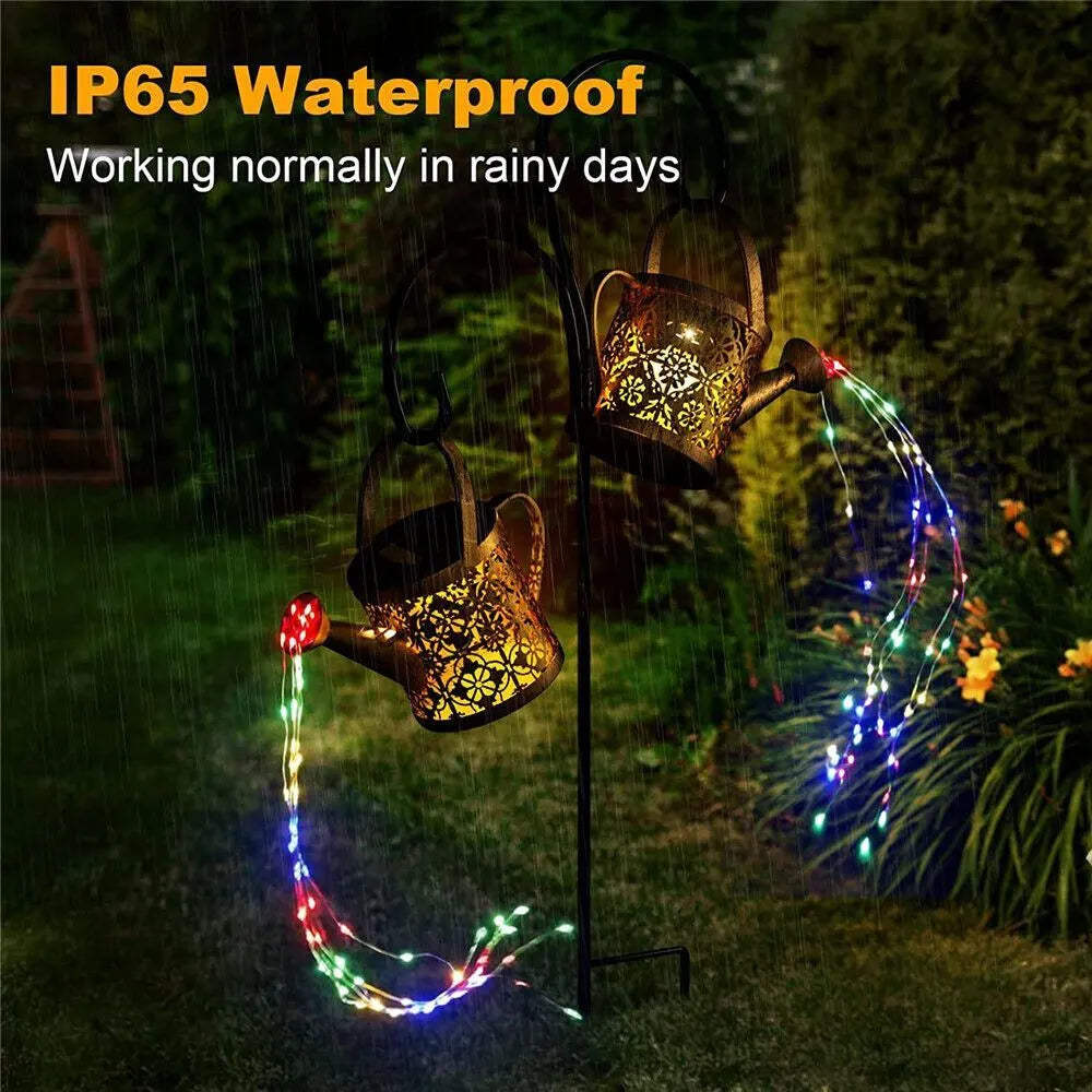 Solar Watering Can Light Garden Outdoor