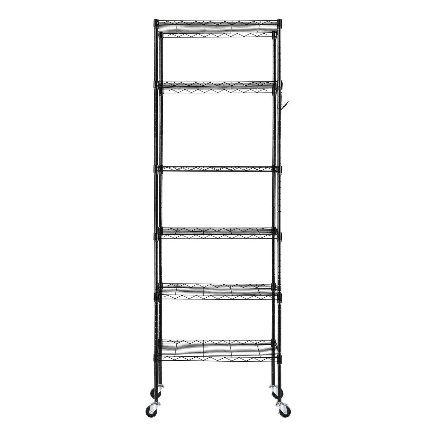 Wire Shelving Unit with Wheels 6 Tier