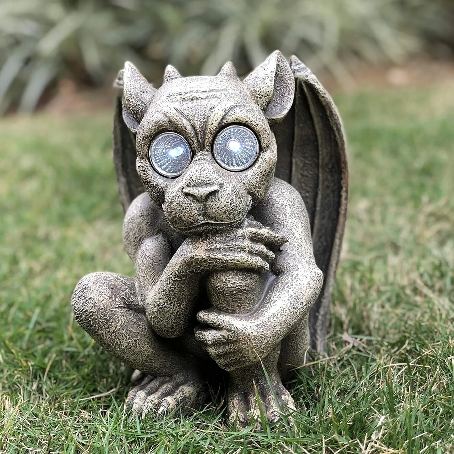 Solar Powered Gargoyle Outdoor LED