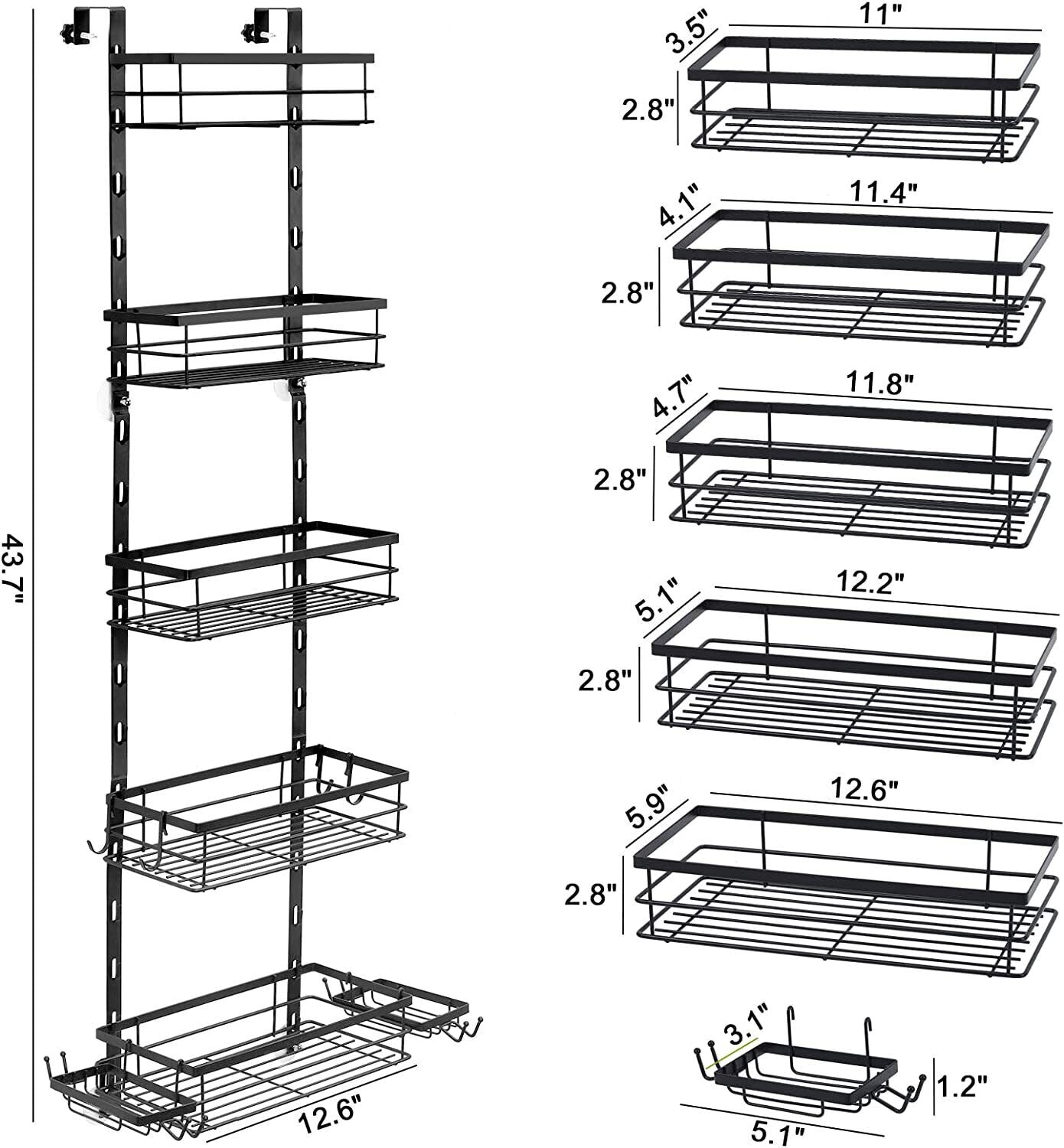 5 Tier Over The Door Pantry Organizer