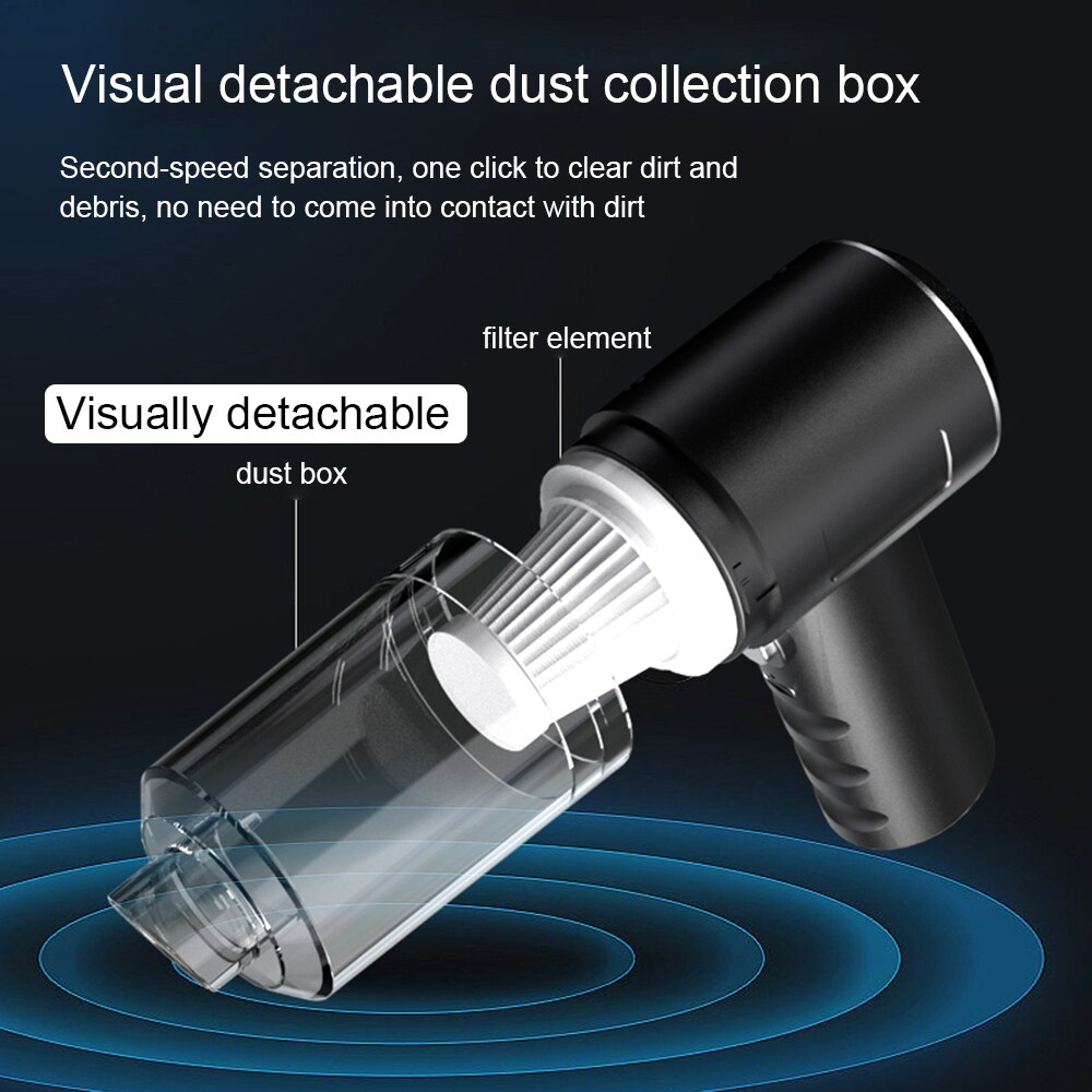 120W Cordless Mini Portable Vacuum Cleaner