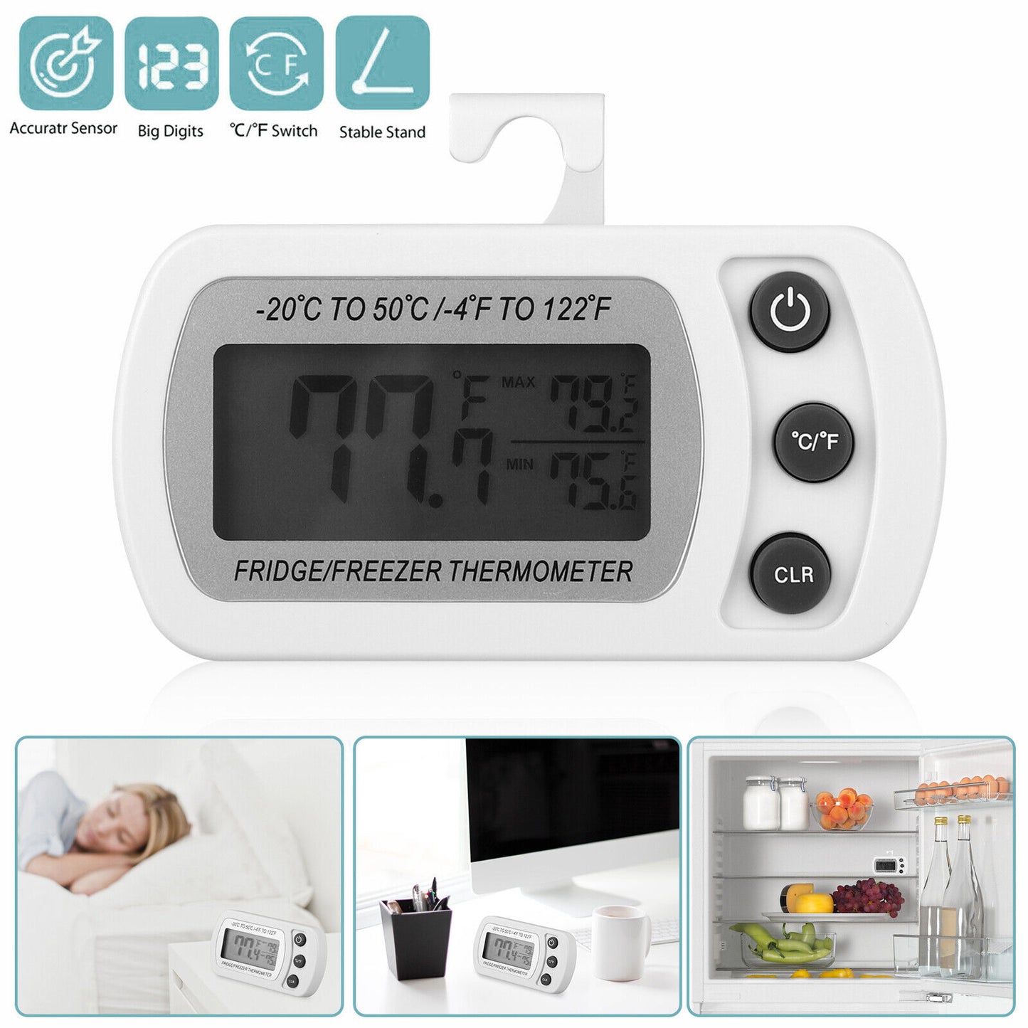 Wireless Digital Thermometer Temperature