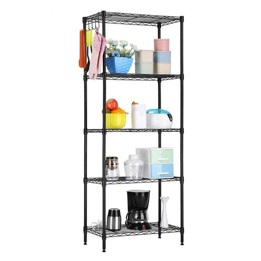 5 Tier Wire Shelving Rack Adjustable