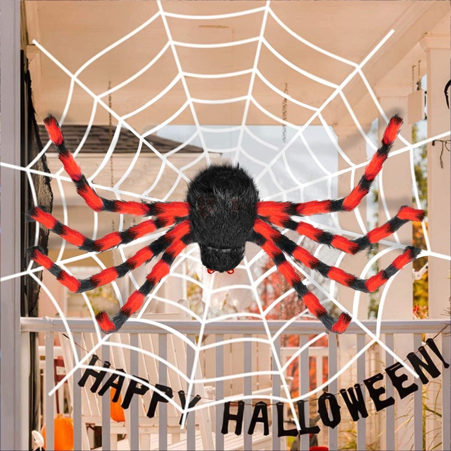 35'' Large Halloween Spider Decor