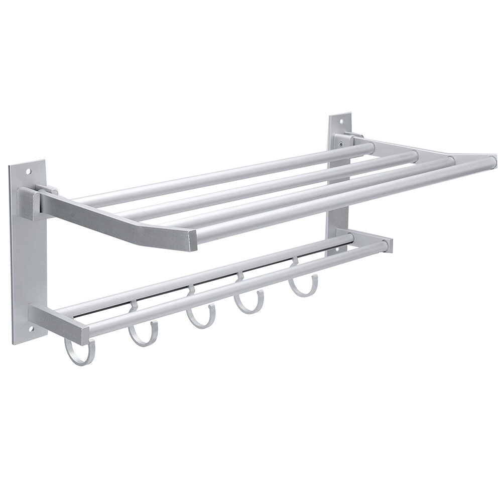 Wall Mounted 2-Tier Towel Rack