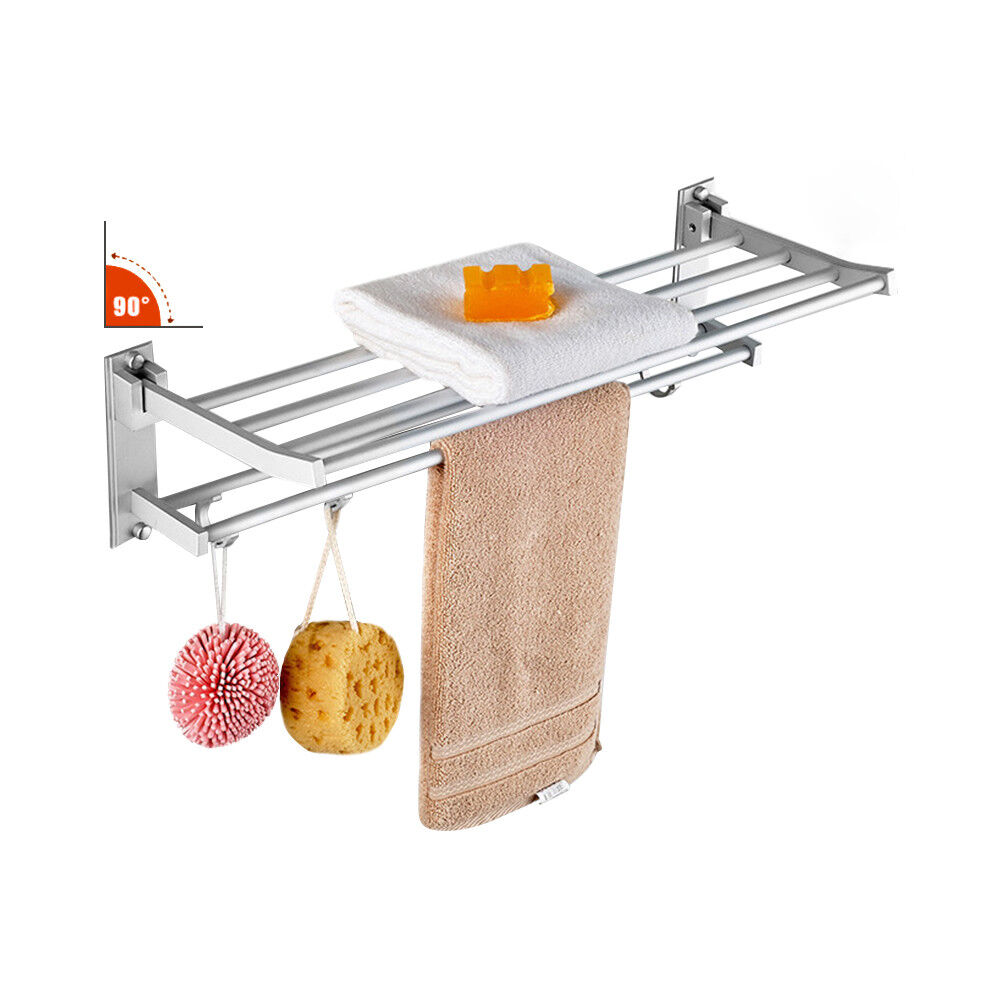 Wall Mounted 2-Tier Towel Rack