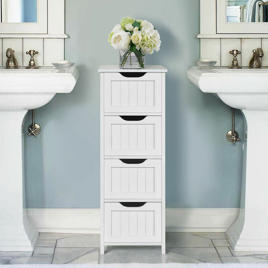 4 Drawers Bathroom Floor Cabinet