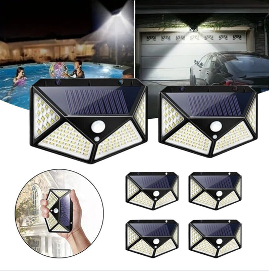 6 PACK Solar 100 LED Light Outdoor Garden