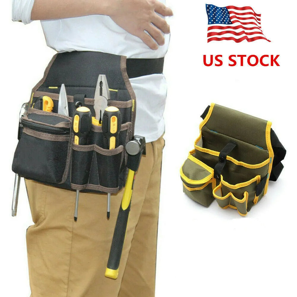 Electrician Waist Pocket Belt Tool Pouch Bag