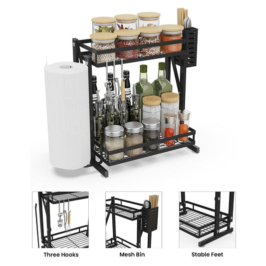 2 Layer Kitchen Spice Rack