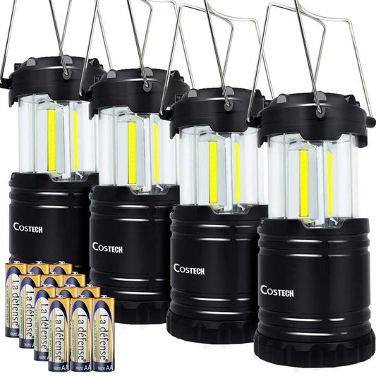 Set of 4 LED Camping Lantern