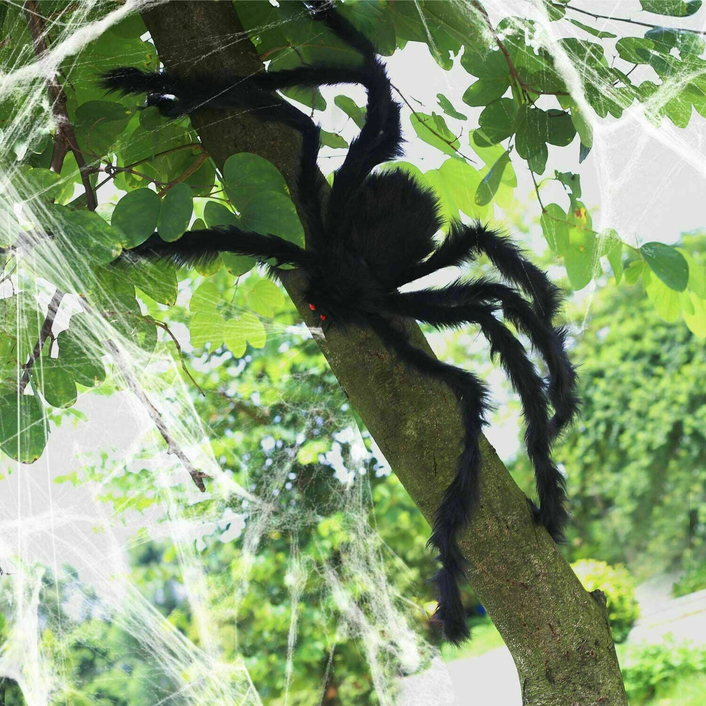 35" Fake Spider Halloween Decor