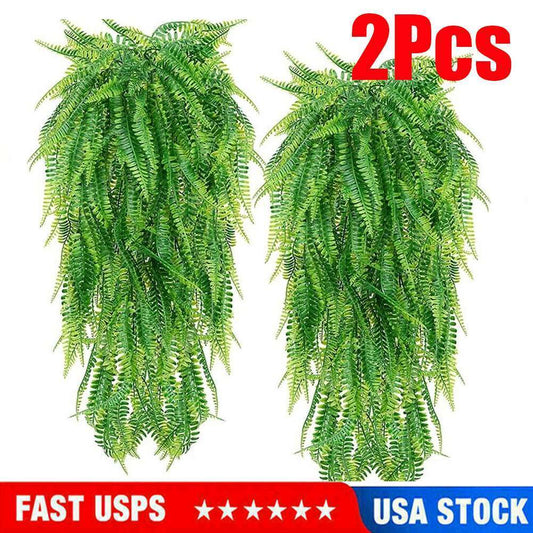 2 * Artificial Hanging Plants Decor