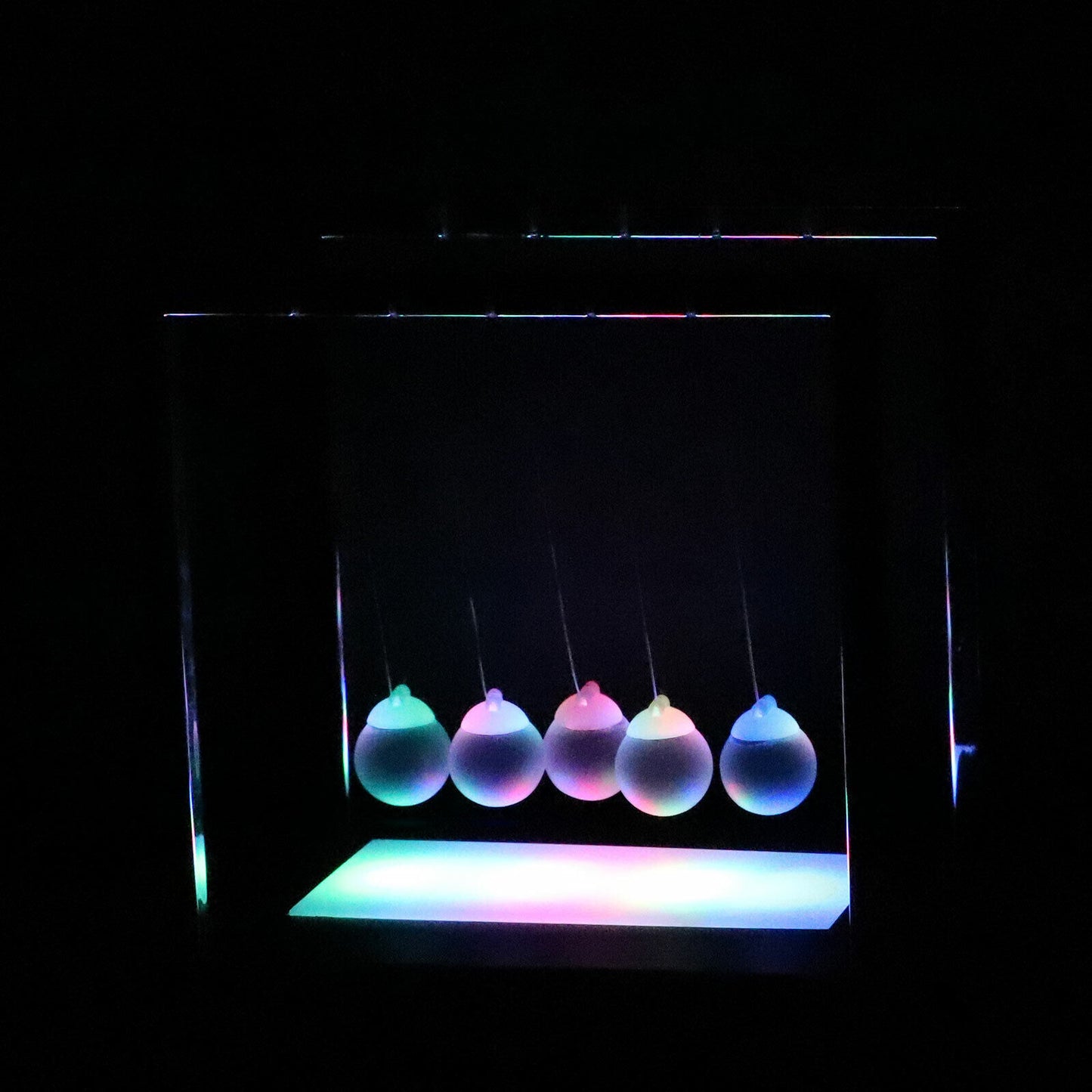 LED Pendulum Balance Balls