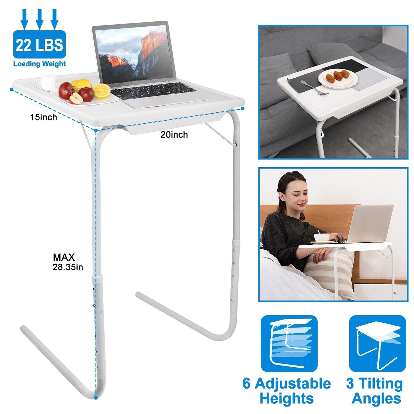 Foldable Table Adjustable