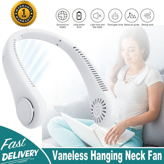 5000mAh USB Neck Hanging Fan