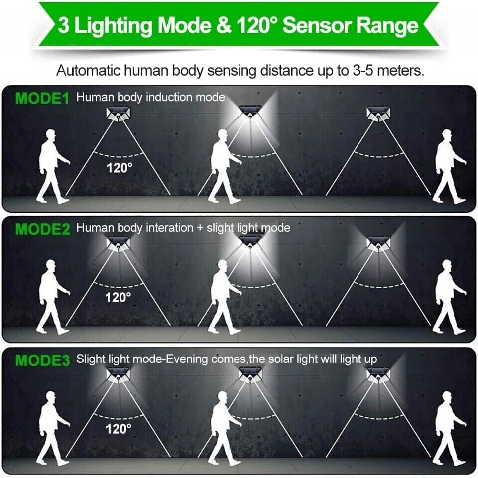 6 PACK Solar 100 LED Light Outdoor Garden