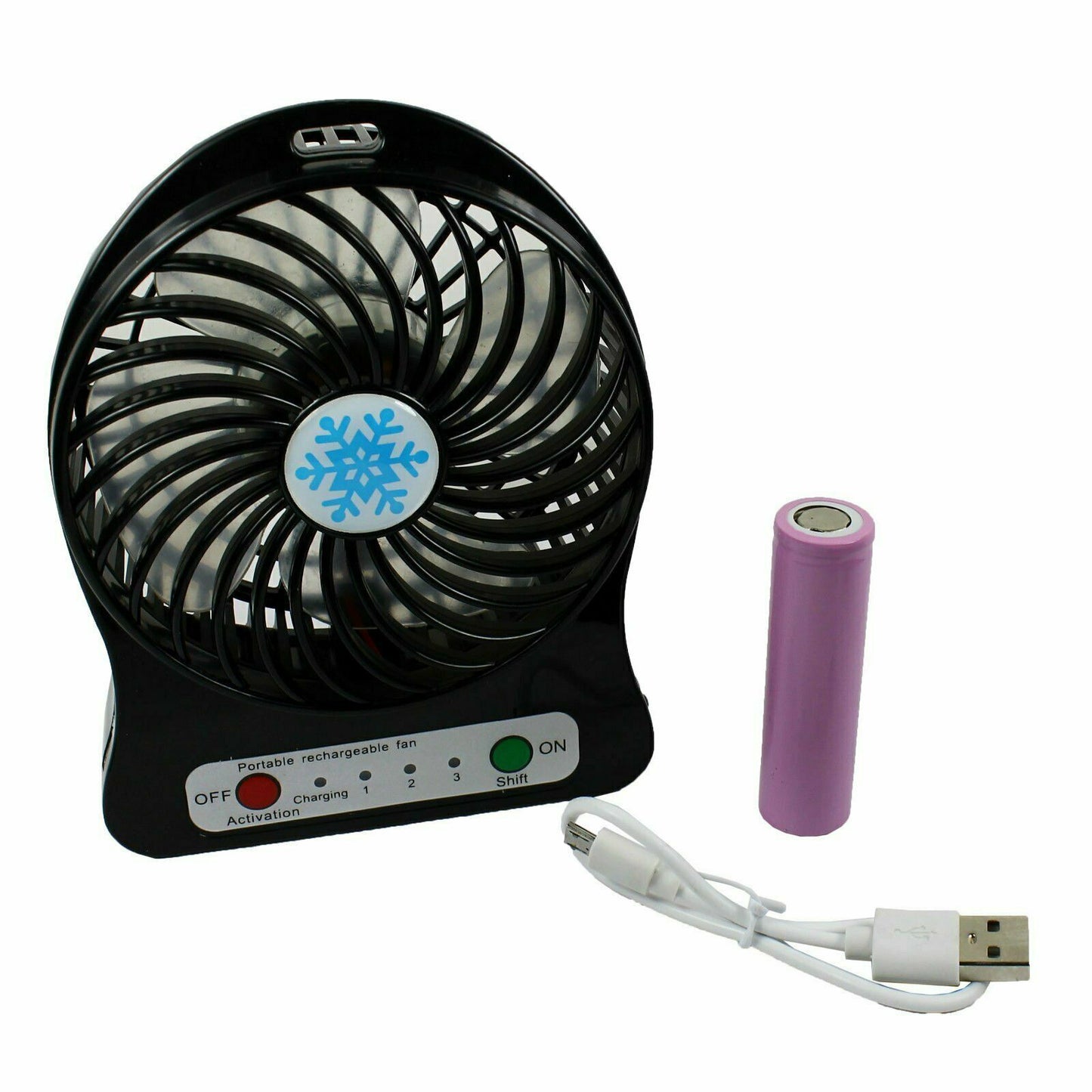 Portable Rechargeable LED Fan