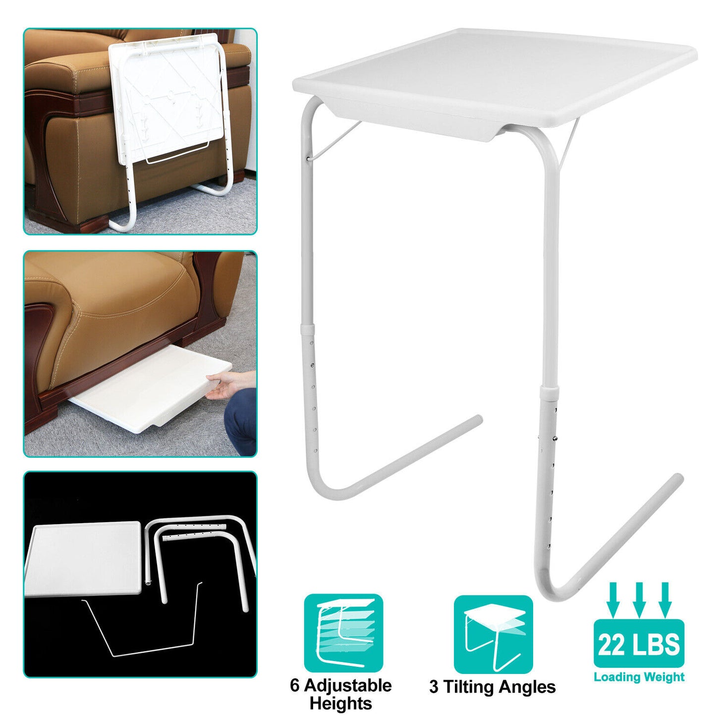 Folding Table Desk Sofa Bed Home