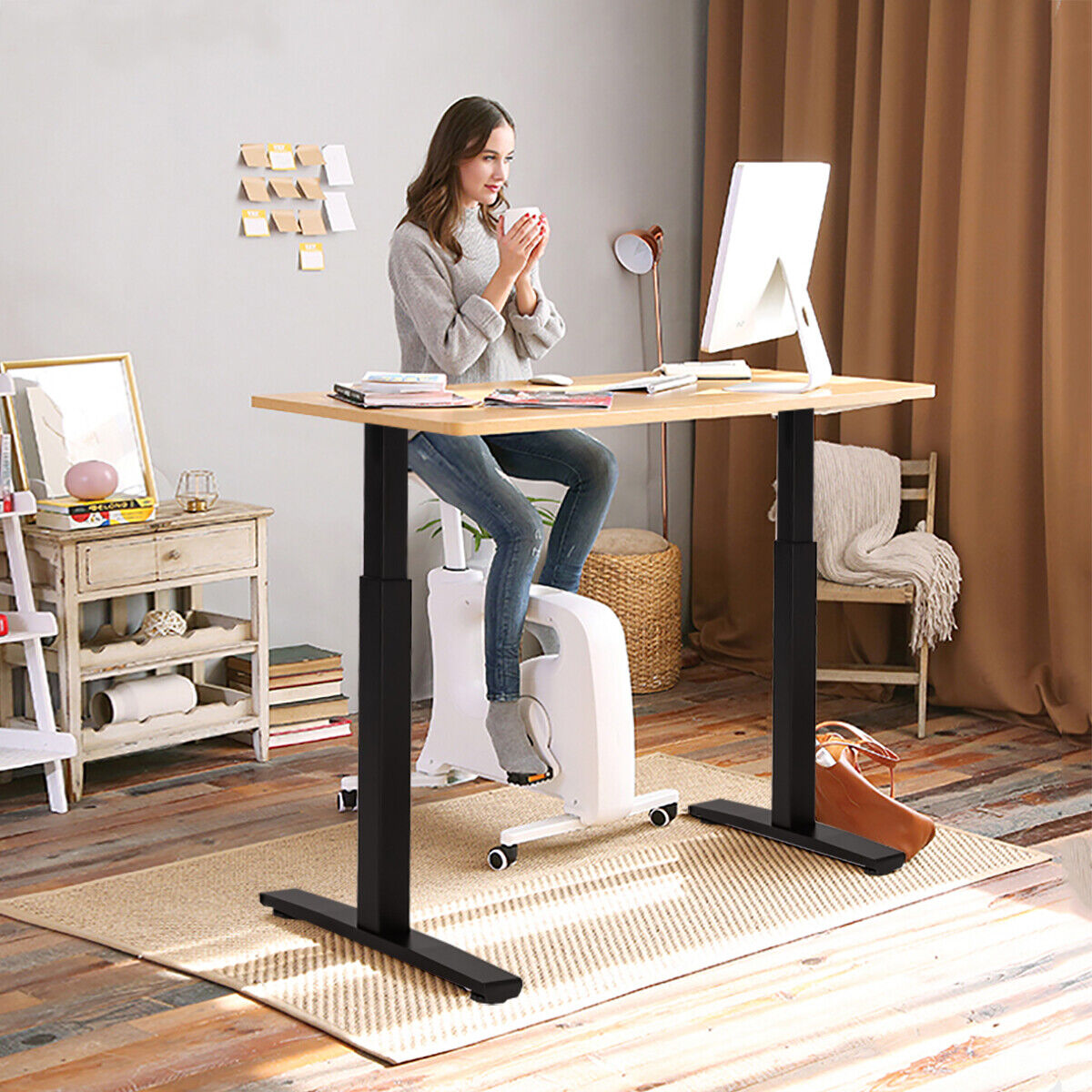 Electric Stand Up Desk Frame Dual Motor