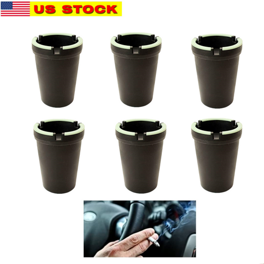 1-6 Pack Glow in Dark Butt Bucket Ashtray