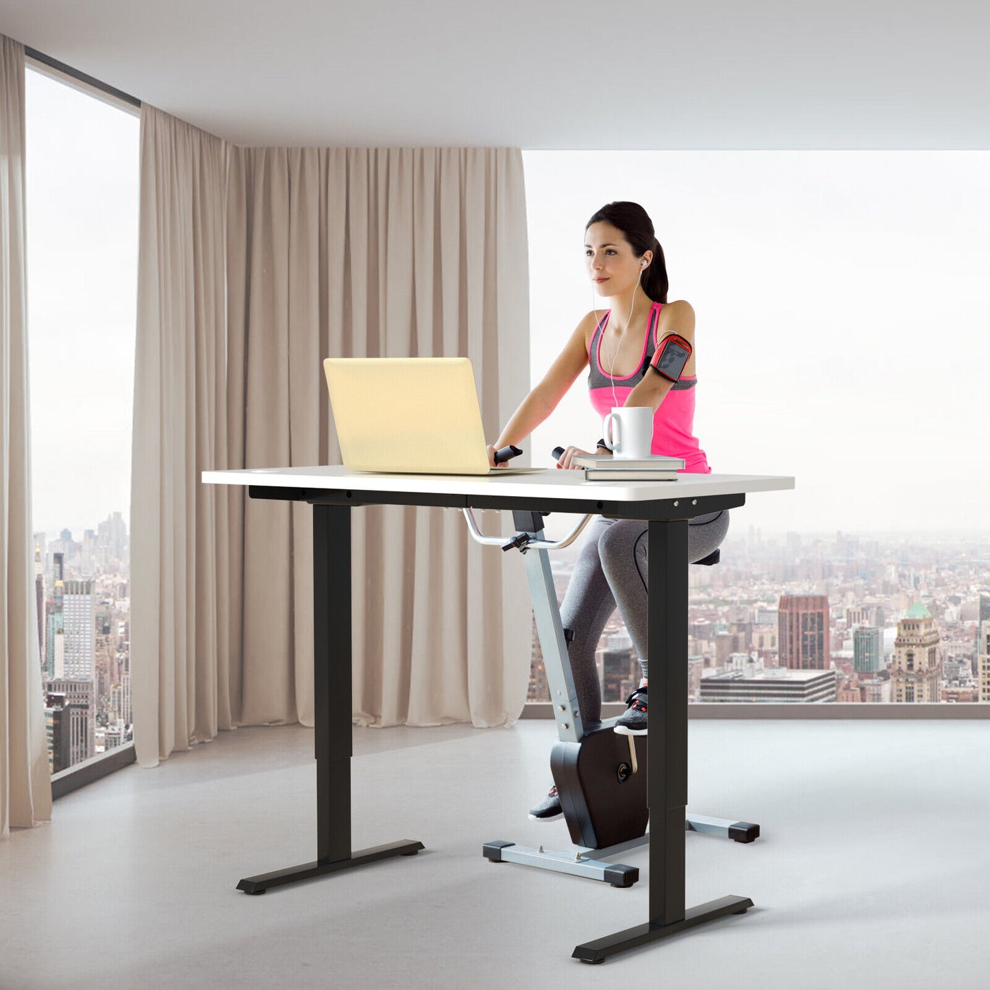 Electric Adjustable Standing up Desk Frame