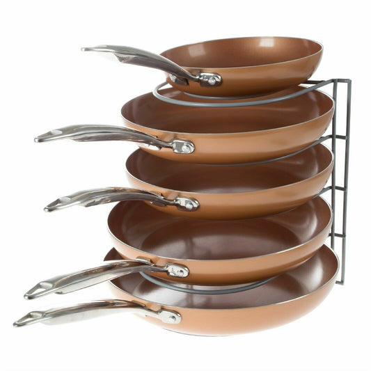 Kitchen Cabinet Pan Skillet Organizer