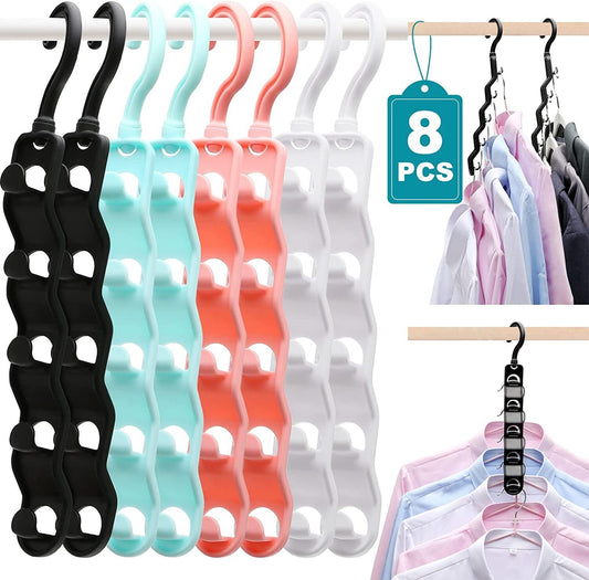 8 Pack Organization and Storage Clothes Hanger