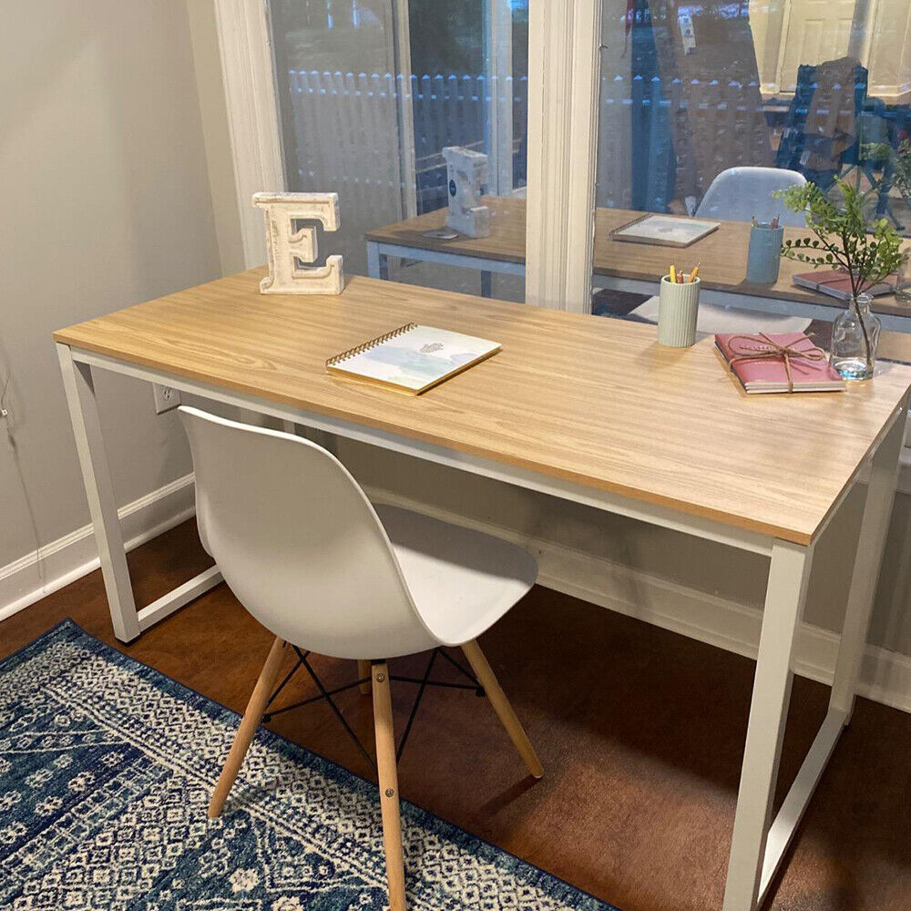 PC Laptop Workstation Wood Table