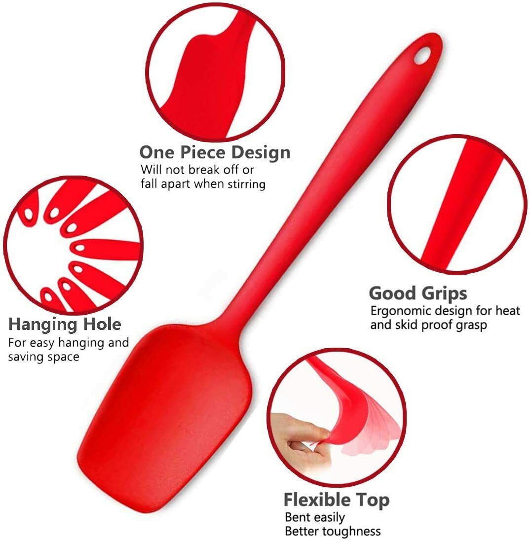 Kitchen Spatula Silicone Utensils Set of 6