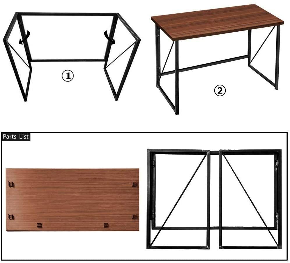 40" Foldable Computer Desk