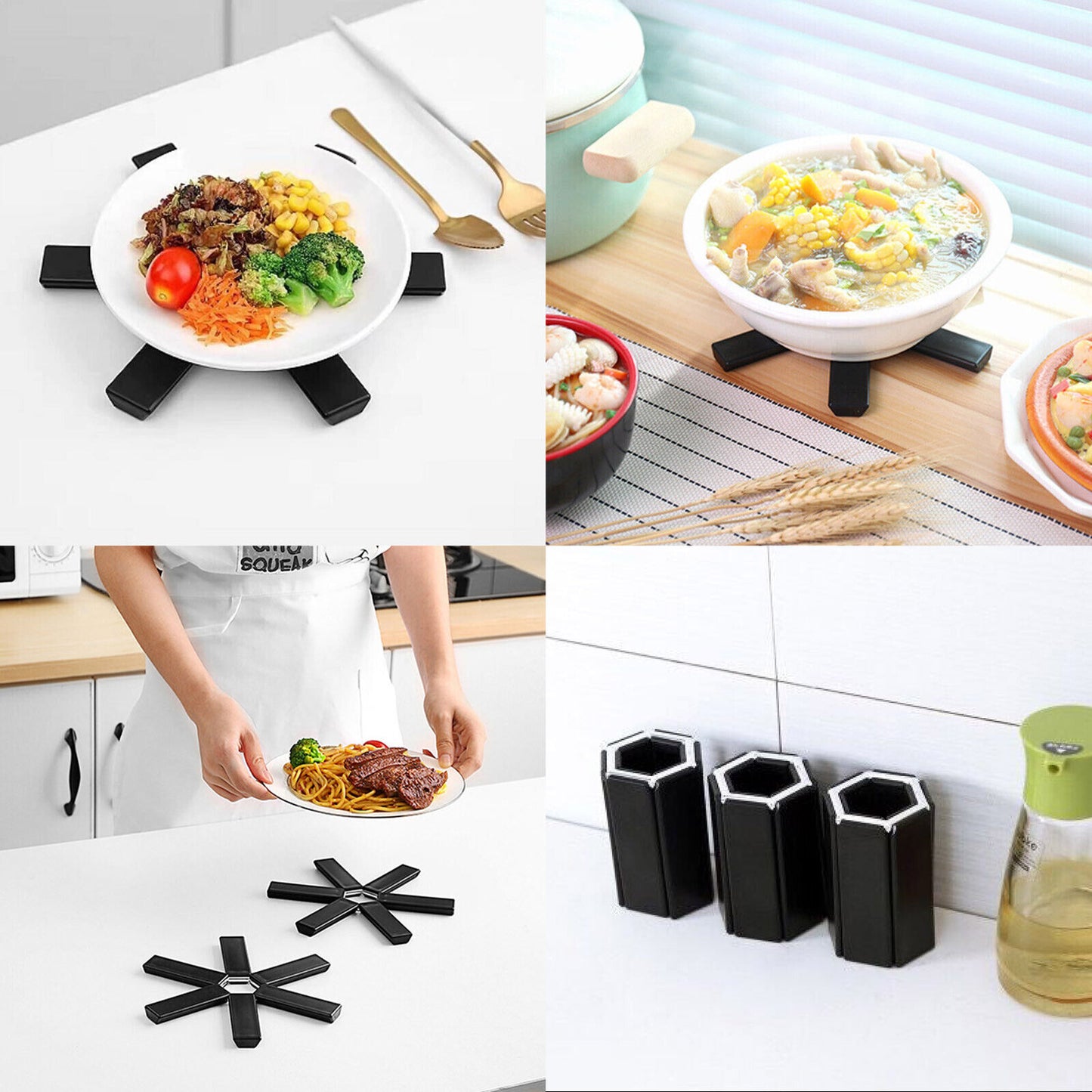 4Pcs Creative Heat Insulation Pad