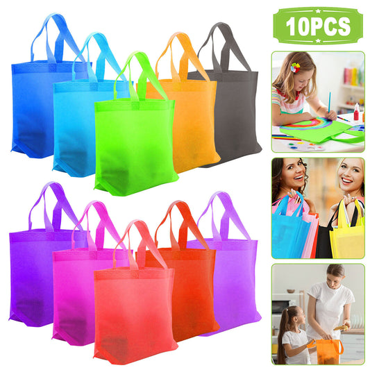 Reusable Grocery Bags Set of 10 Portable