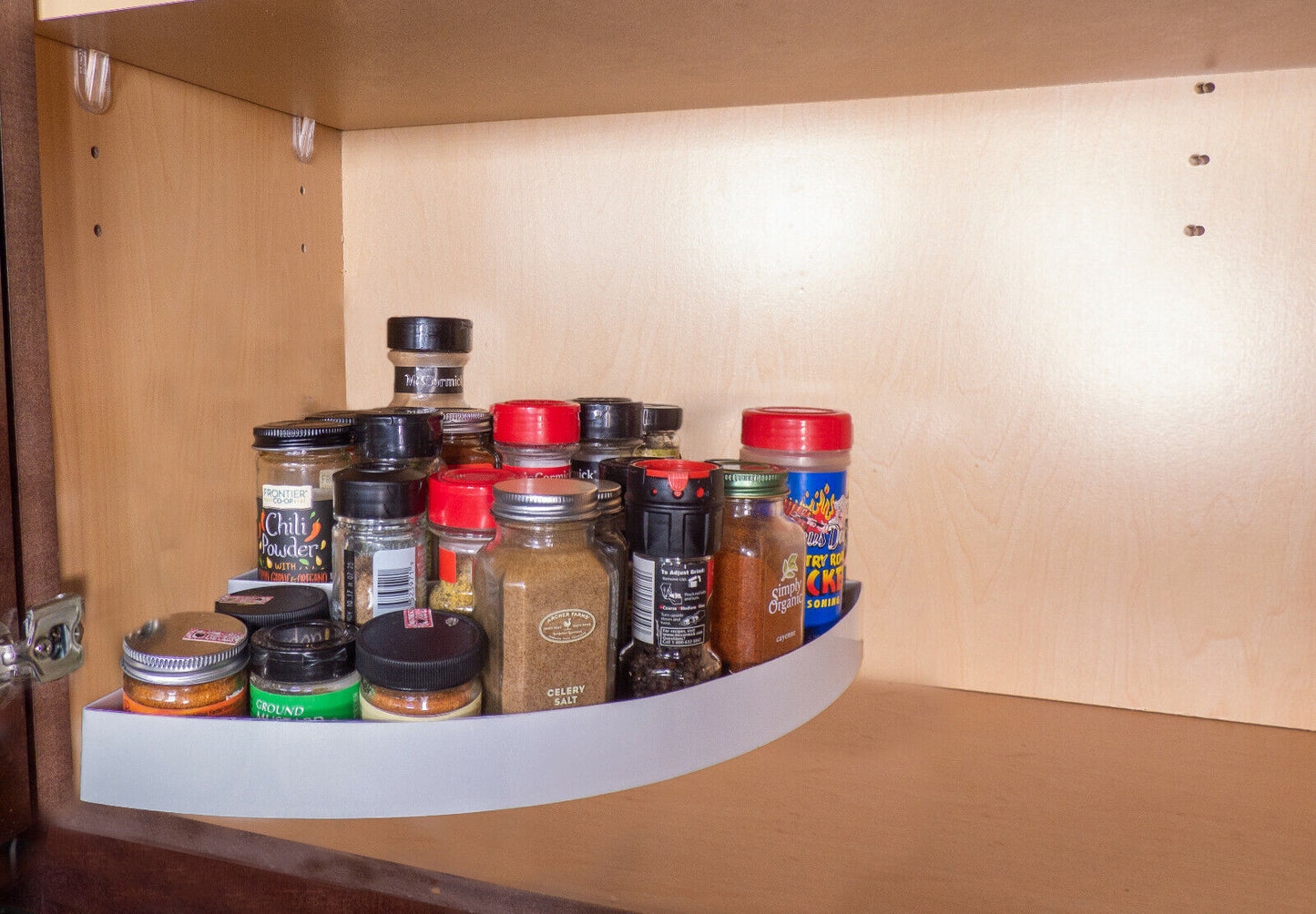 Non Slip 3 Tier Corner Spice Rack