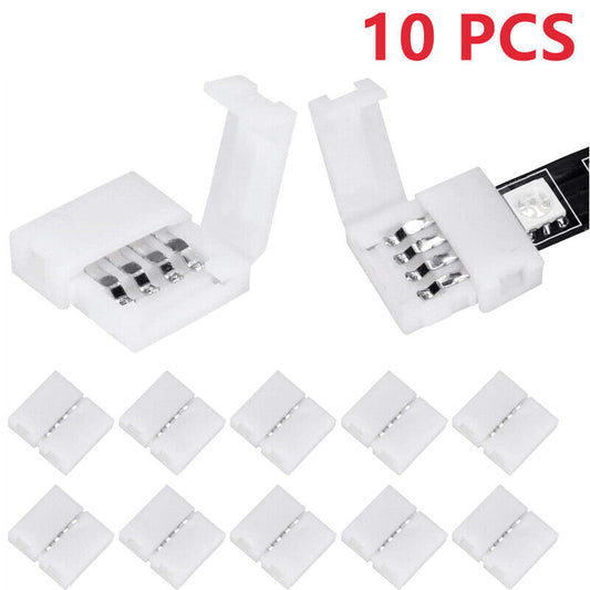 10pcs 10mm 4-pin Solderless Clip