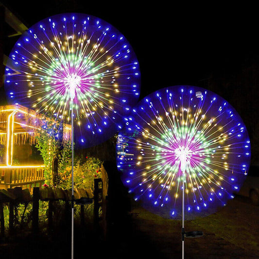 150 LED Solar Firework Lights Outdoor