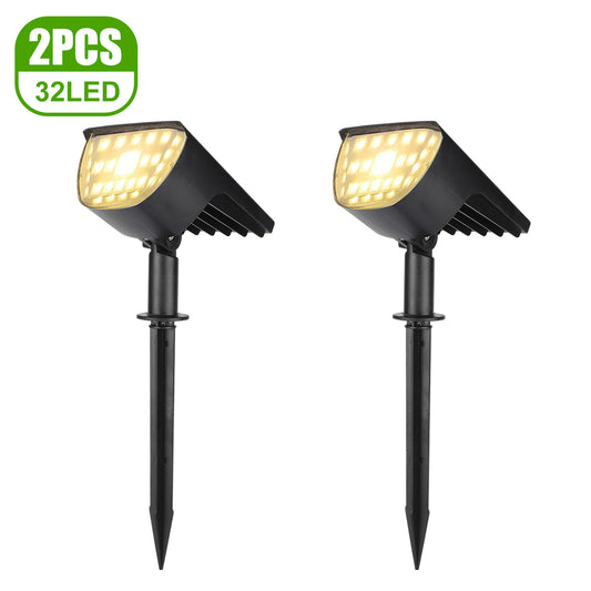 32 LEDs Solar Light Spotlight Outdoor