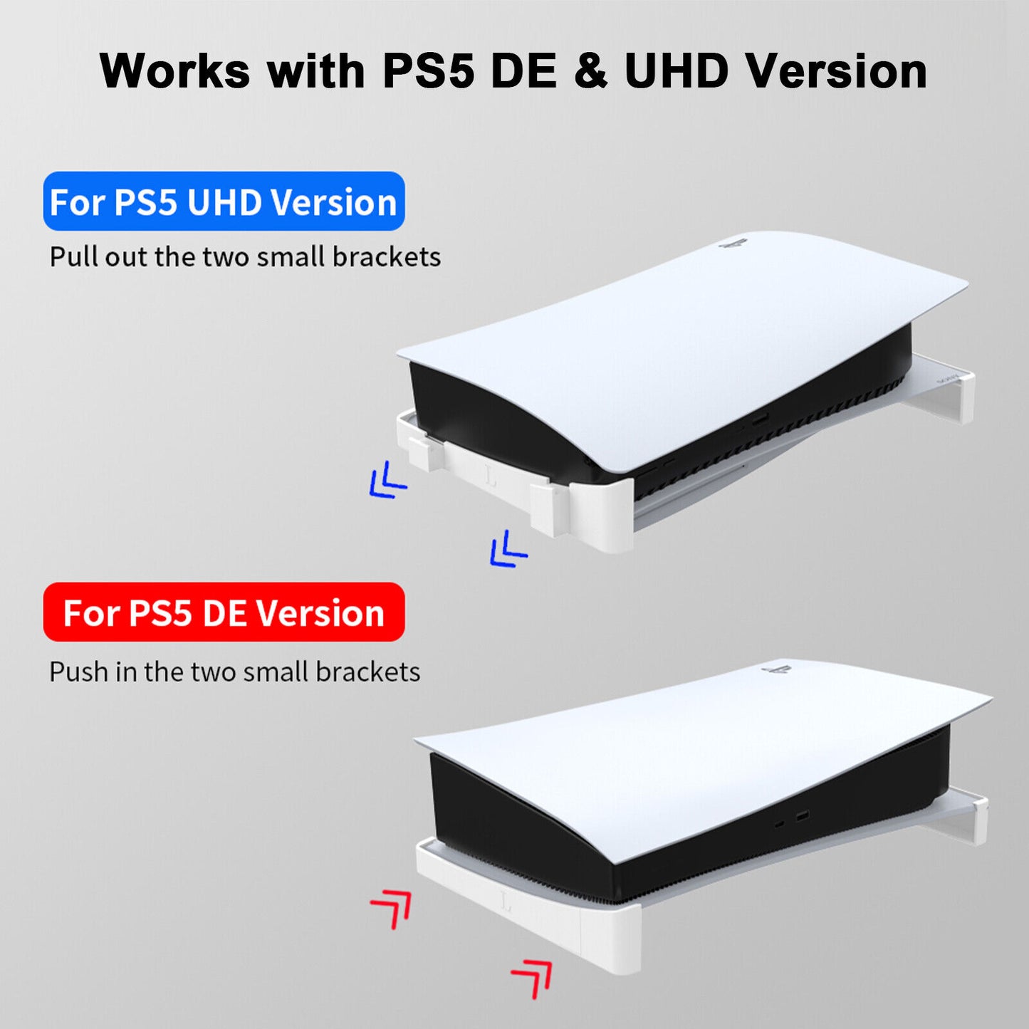 PS5 DE & Disc Horizontal Desktop Cooling Stand