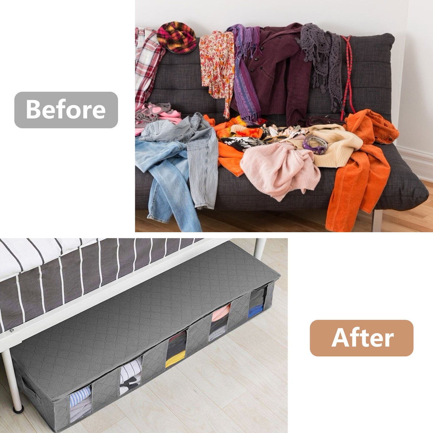 1pcs Under Bed Storage Bag