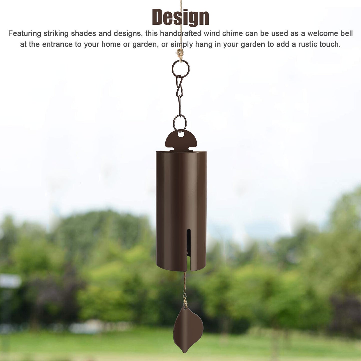 Large Deep Metal Bell Heroic Wind Chime