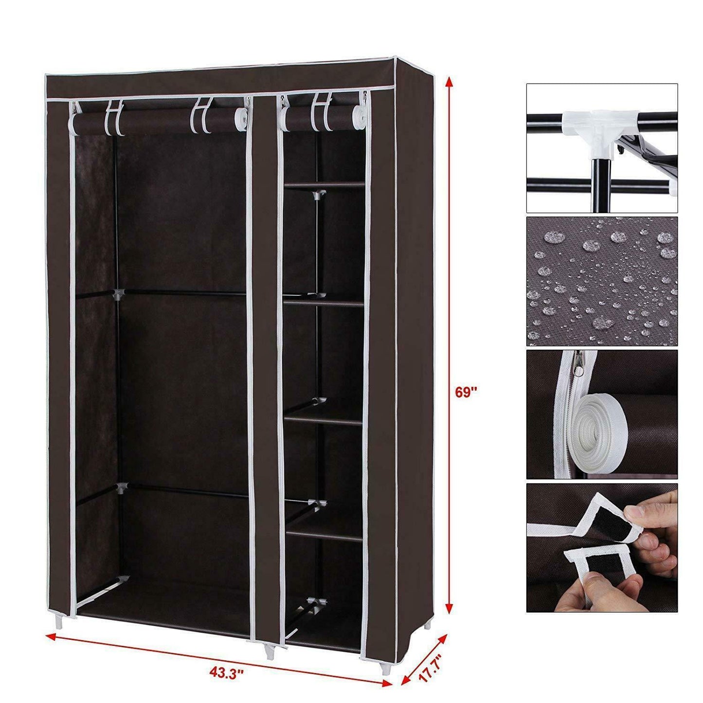 Portable Closet Storage Organizer