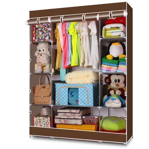 69" 10 Grid Portable Closet