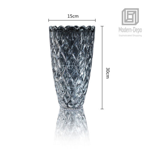 Crystal Vases for Flowers 12" Tall