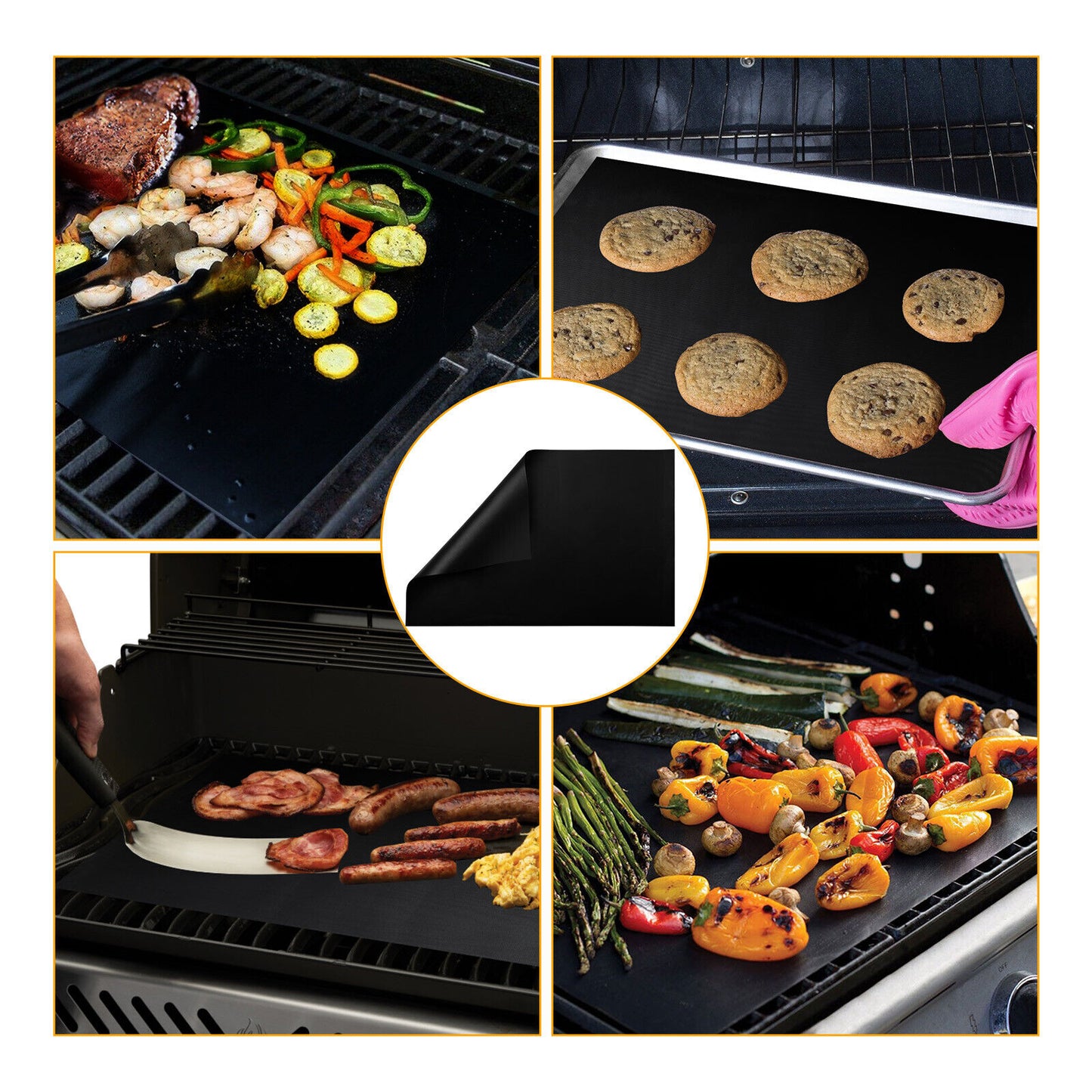 Reusable Dishwasher Safe Baking Mat-2Pcs