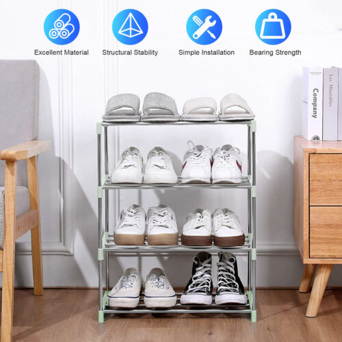 Metal Shoe Rack Organizer 3 Tier